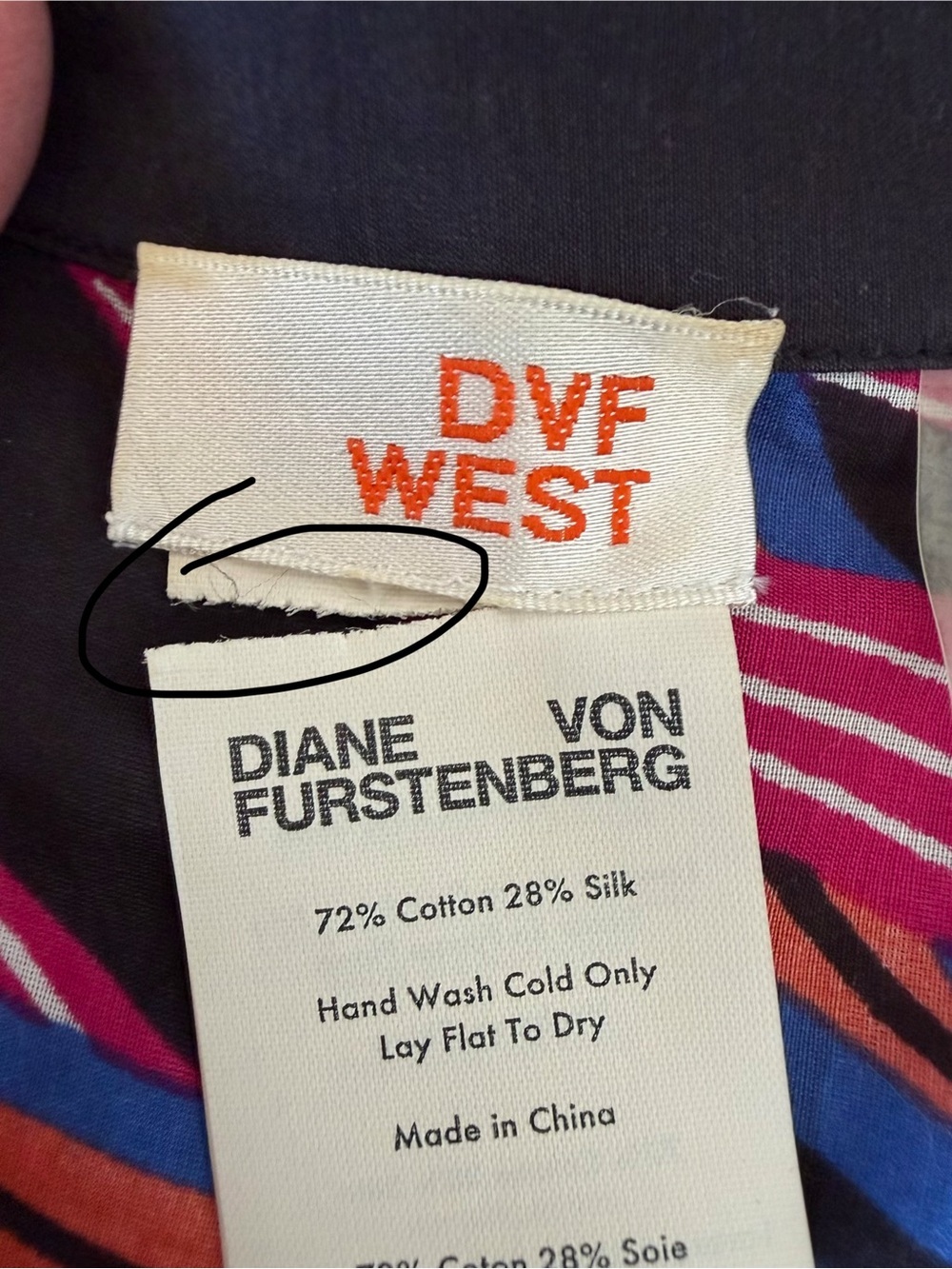 DVF West Silk Wrap Shawl Beach Cover Up Kimono - Picture 8 of 9